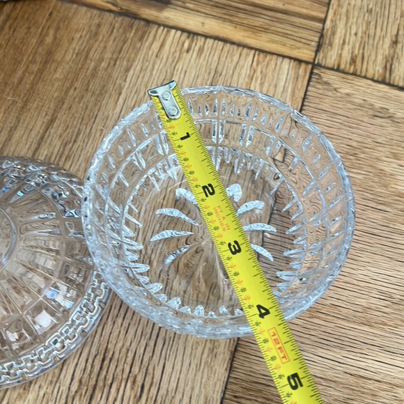 Crystal dish with lid - Picture 2 of 5